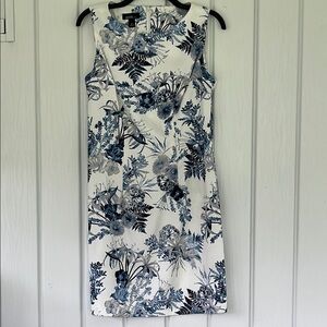 Alyx Blue and White Floral Mini Dress